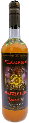 Hidromiel Victoria O Valhalla, Salvaje Dulce Artesanal 750ml